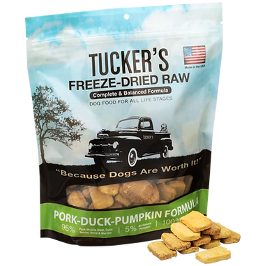 Tuckers Pork and Pumpkin Freeze-Dried Dog Food
